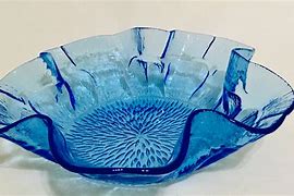Image result for Blue Glass Decorative Bowls