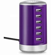 Image result for iPhone Charger Purple