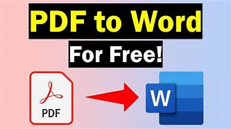 Image result for Change From PDF to Word