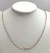 Image result for Paperclip 14K Gold Chain Necklace