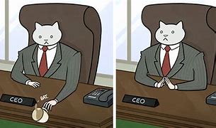 Image result for Cat Boss Office Chair Meme