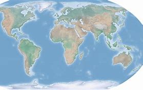 Image result for Topographical World Map