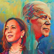 Image result for Biden Harris Painting