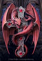 Image result for Gothic Dragon with Folded Wings