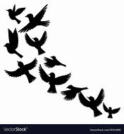 Image result for Flying Bird Silhouette Template