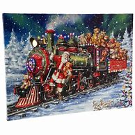 Image result for Christmas Train Art