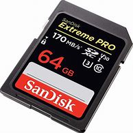 Image result for SanDisk 64GB Extreme Pro UHS-II SDXC Memory Card