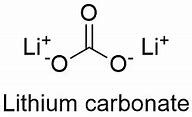 Image result for Lithium Carbonate in Chemistry