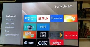 Image result for Sony BRAVIA Select Menu Template