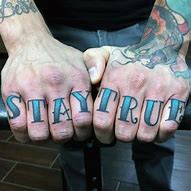 Image result for Knuckle Letter Tattoo