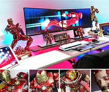 Image result for Iron Man Desk Set