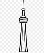 Image result for CN Tower Drawing Easy