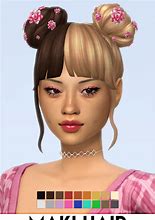 Image result for Sims 4 Cute Hair CC