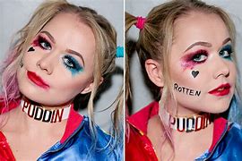 Image result for DIY Harley Quinn Makeup