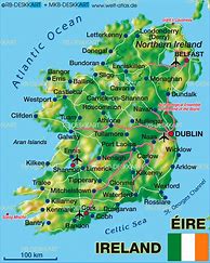 Image result for Easy Map of Ireland