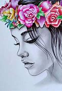Image result for Flower Girl Sketch