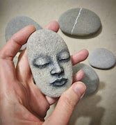 Image result for Pebble Drawing of Face