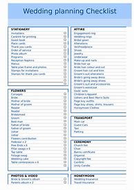 Image result for Free Printable Wedding Planning Checklist PDF