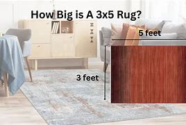 Image result for 3X5 Rug Size