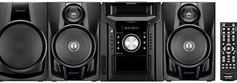 Image result for Sharp 500W 5-Disc CD Player Stereo System