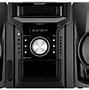 Image result for Sharp 5 CD Stereo System with Dual Cassette Deck and Subwoofer