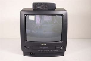 Image result for sharp television vhs combo
