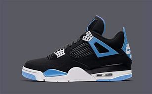 Image result for Jordan 4S Blue Black Size 9