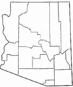 Image result for Map of Arizona with Counties