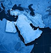 Image result for Topo Middle East Map