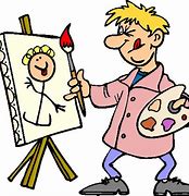Image result for A Person Painting Clip Art