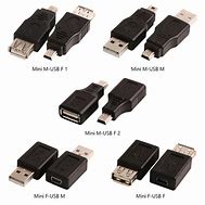 Image result for Mini USB Male to Female Adapter