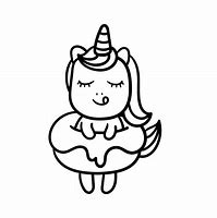 Image result for Adorable Baby Unicorn Coloring Page