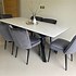 Image result for Rust Velvet Dining Room Chairs