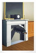 Image result for Time Transfixed Rene Magritte