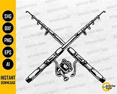 Image result for Crossed Fishing Poles SVG