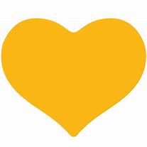 Image result for Yellow Heart Transparent