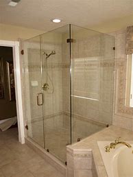 Image result for Glass Shower Door with Design