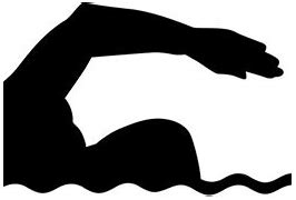 Image result for Male Swimmer Silhouette