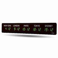 Image result for Digital Dual Time Zone Clock