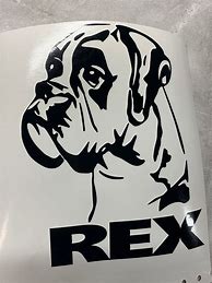 Image result for Vinyl Dog Stickers