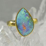 Image result for Boulder Opal Ring
