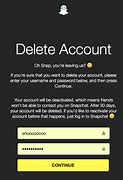 Image result for How to Delete My Snapchat Account