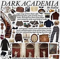 Image result for Dark Academia Aesthetic Words