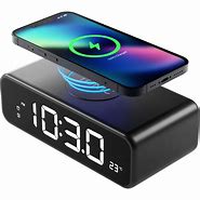 Image result for Wireless Phone Charger with Alarm