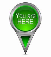 Image result for You Are Here Symbol Green and White