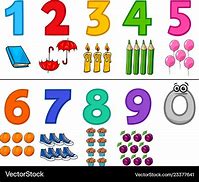 Image result for Cartoon Image of Numeral 1-5