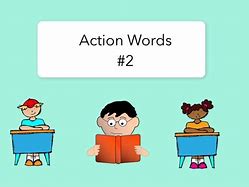 Image result for Kids Action Words
