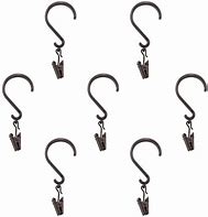 Image result for Curtain Hooks with Clips