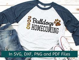 Image result for Bulldog Homecoming SVG