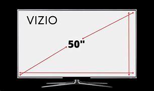 Image result for Vizio 50 Inch Smart TV Dimensions